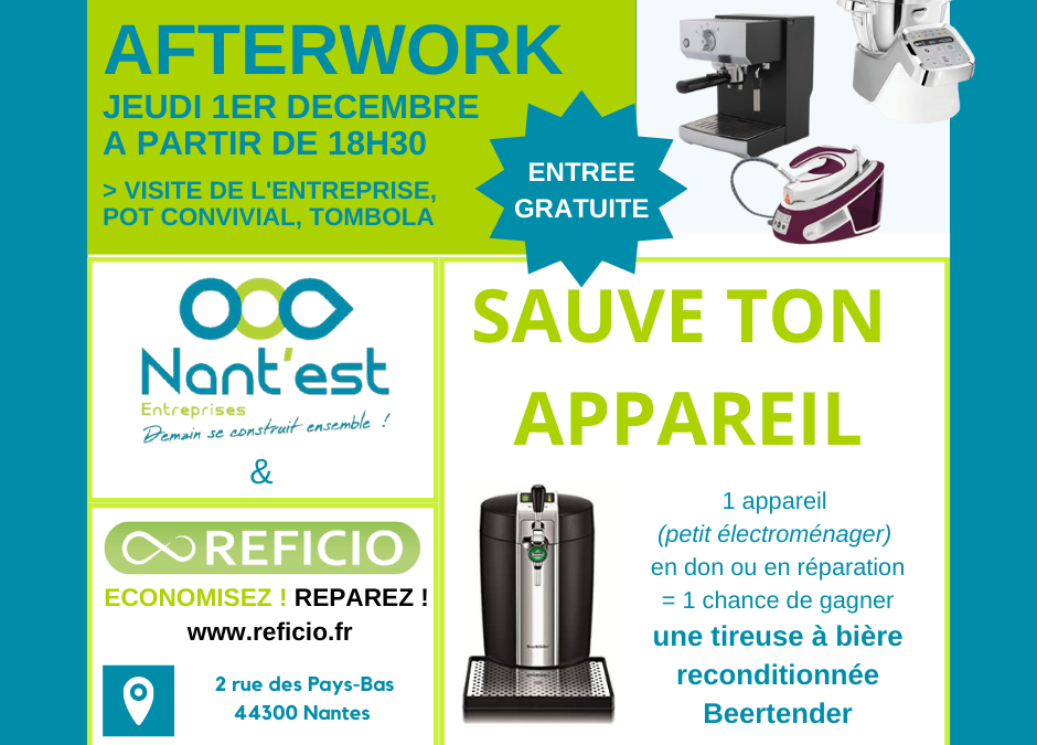 Afterwork Reficio : Sauve ton appareil