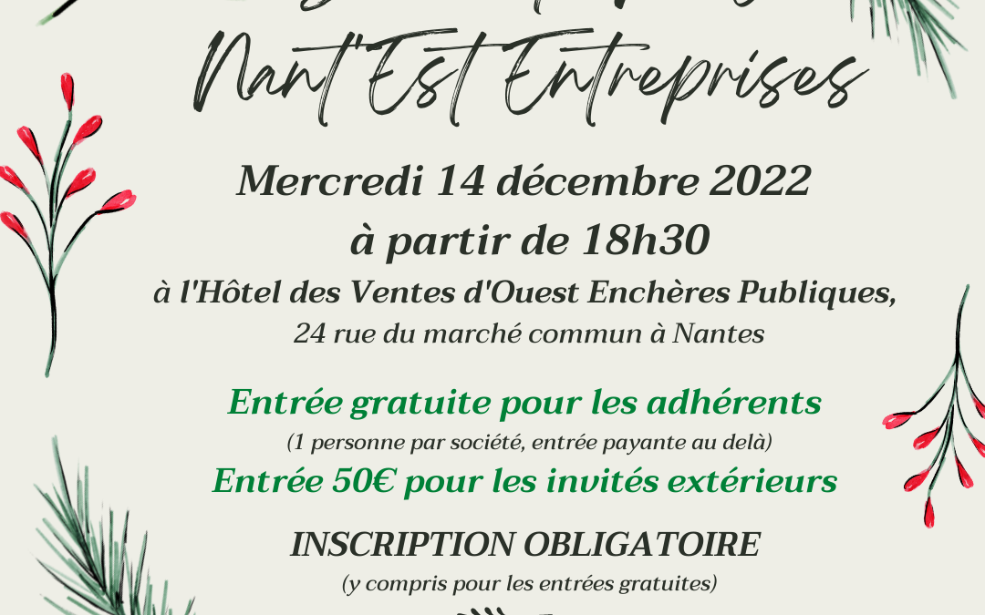 Soirée de Noël Nant’Est Entreprises