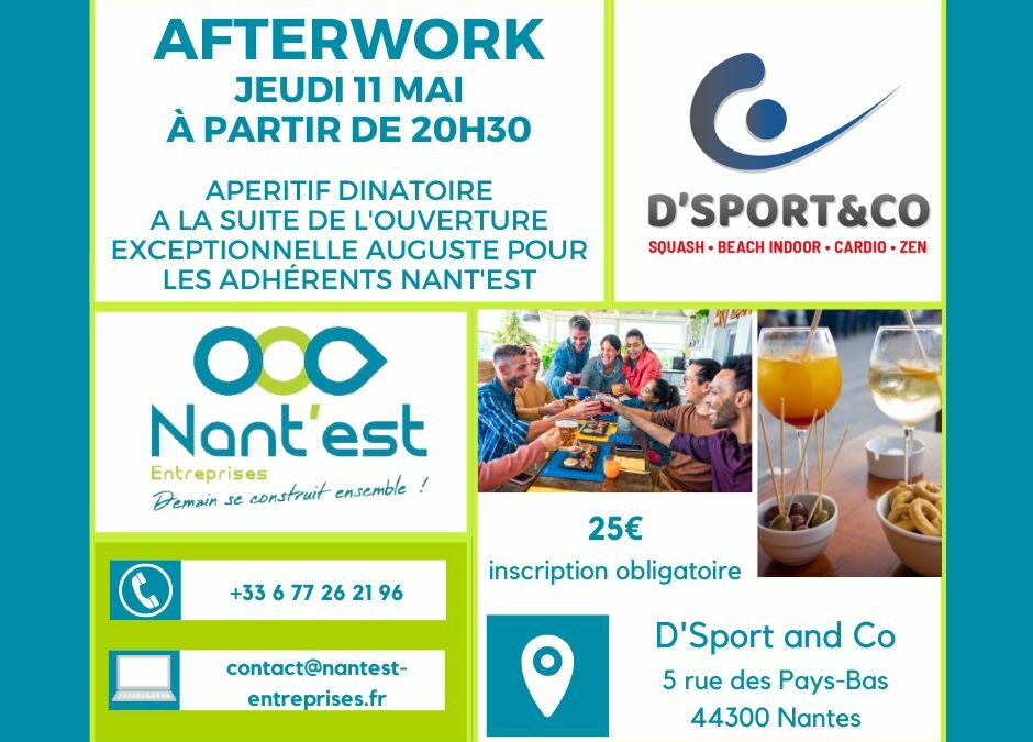 AFTERWORK D’Sport & Co – mai 2023