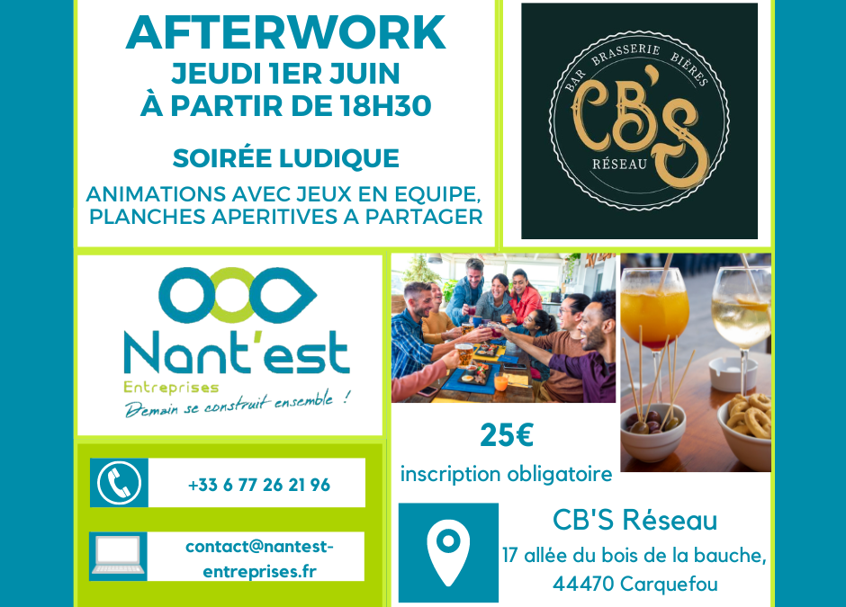 Afterwork CB’S – 1er juin 2023